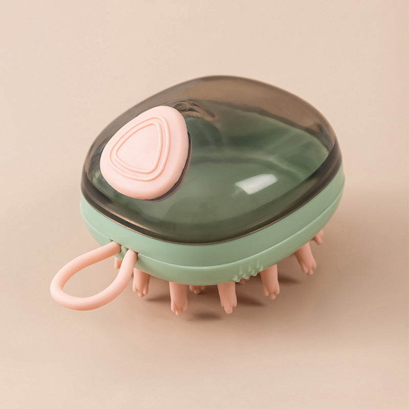 New 2 In 1 Pet Cat Dog Cleaning Bathing Massage Shampoo Soap Dispensing Grooming Brush Pets Supplies - Pawradise Pets Store