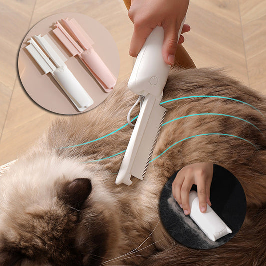 Pet Groomer Pet Hair Removal Brush Cat Grooming Brush Dog Cat Massage Epilator To Remove Floating Hair Cat Hair Dog Pet Supplies - Pawradise Pets Store 
